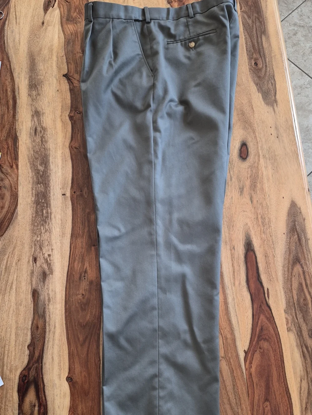 Lands' End Traditional Fit 100% Cotton Pleated Pants
